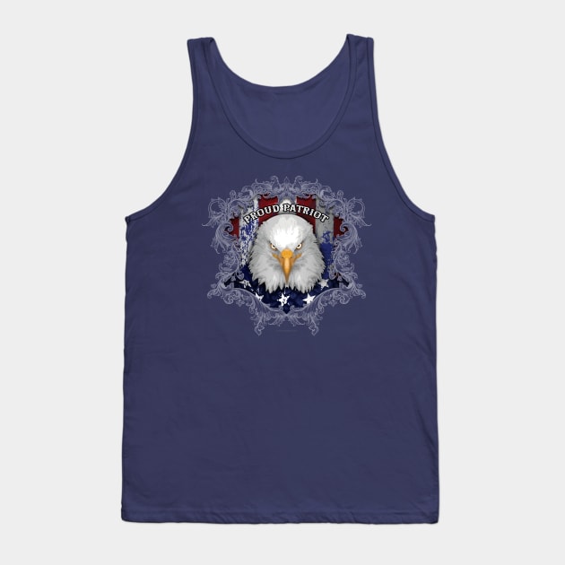 American Patriot (USA) Tank Top by eBrushDesign